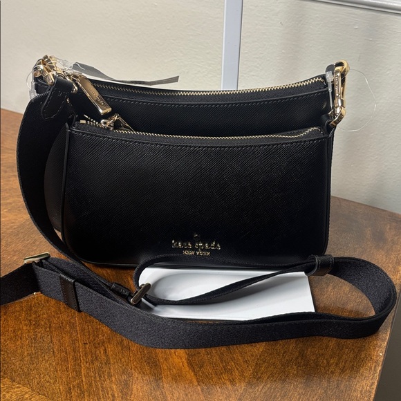 NEW KATE SPADE DUET CROSSBODY SAFFIANO LEATHER (NWT) - Picture 14 of 15